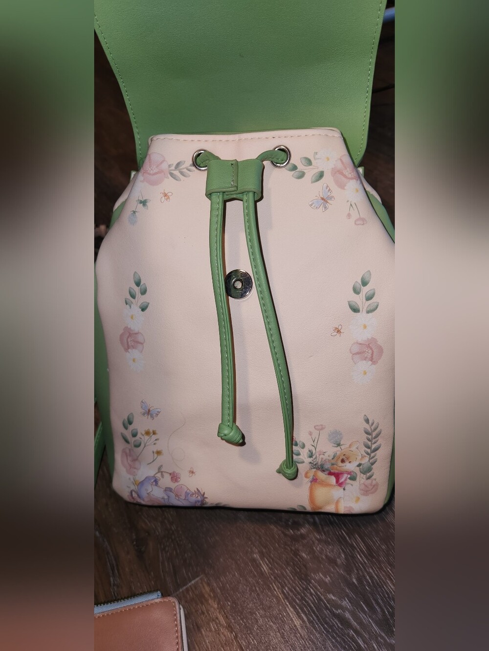 Loungefly Floral Winnie the Pooh Backpack WITH Matching Wallet - Picture 4 of 13